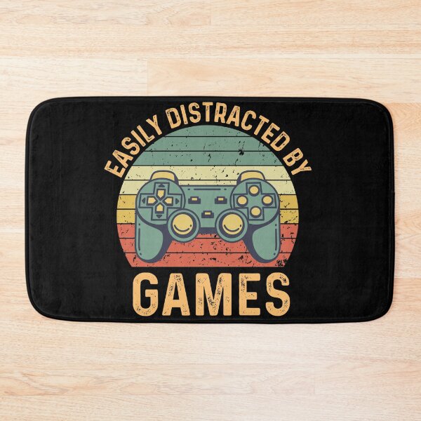 Item preview, Easily Distracted By Games | Retro Gaming | Vintage Gamer designed and sold by AlexaTees.