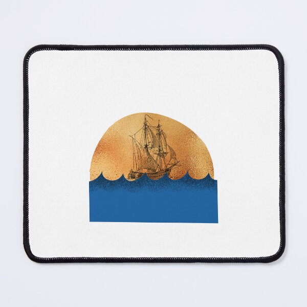 Item preview, Ship at sea designed and sold by Girlinthecloud.