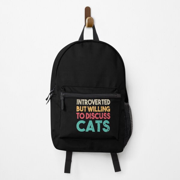 Item preview, Introverted But Willing To Discuss Cats designed and sold by Heddar Badreddine.