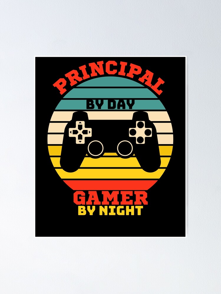 Funny Principal Gaming Vintage - video games lovers Funny Principal Gaming Vintage - video games lovers