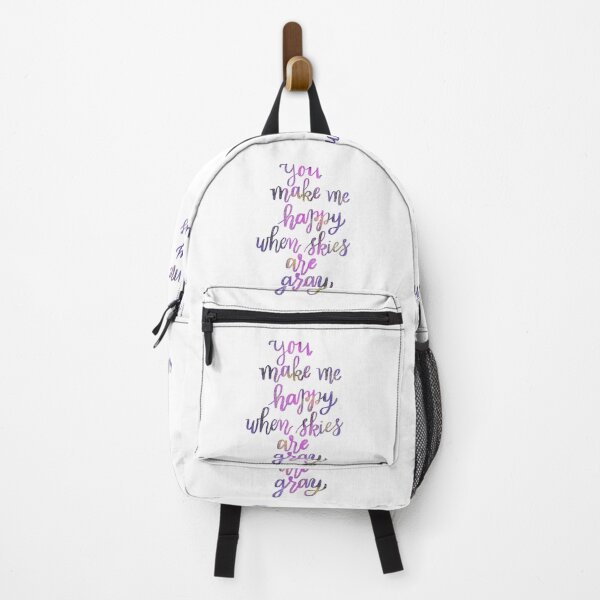 Item preview, You make me happy when skies are grey motivational Quote designed and sold by ManifestoDesign.