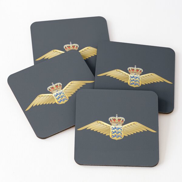 Item preview, Royal Danish Air Force - Flyvevåbnet - Aviator Badge designed and sold by wordwidesymbols.