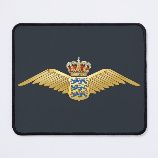 Item preview, Royal Danish Air Force - Flyvevåbnet - Aviator Badge designed and sold by wordwidesymbols.