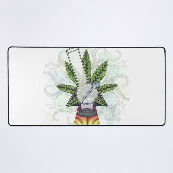 Item preview, Bong! Cannabis Marijuana Glass Water Bubbler Pipe designed and sold by IMPHives.