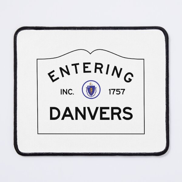 Item preview, Entering Danvers Massachusetts - Commonwealth of Massachusetts Road Sign  designed and sold by NewNomads.