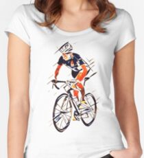 Cyclist Women's Fitted Scoop T-Shirt