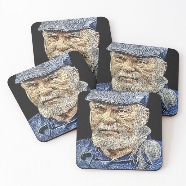 Item preview, Machine embroidery, Face of an Old Man, Stitch crafting, unique embroidered art designed and sold by RudolphBarnard.