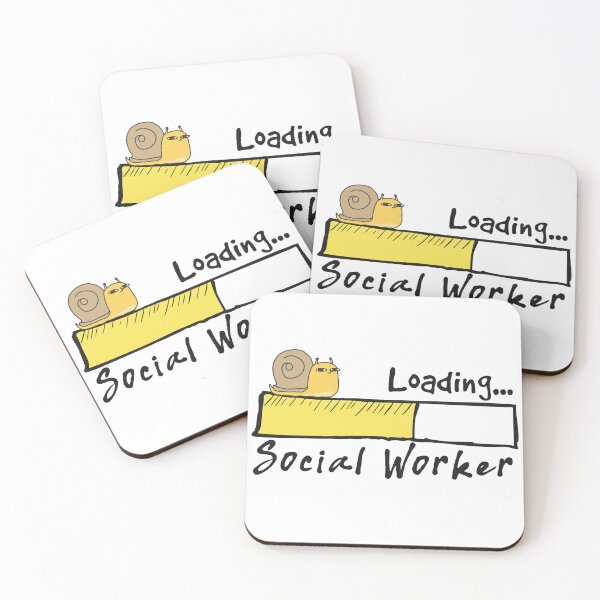 Item preview, Social Worker Loading - Funny Social Worker Quote Gift Idea For Men and Womens designed and sold by Mmmm3344.