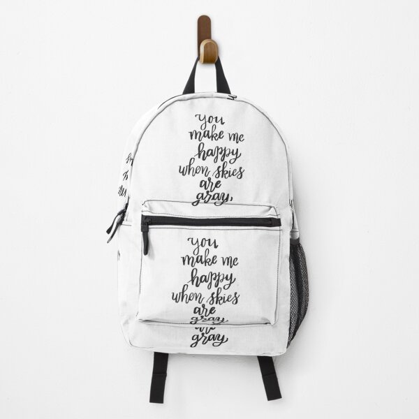 Item preview, You make me happy when skies are grey motivational Quote designed and sold by ManifestoDesign.
