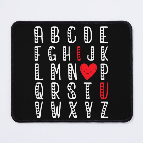 Item preview, Happy Valentine's Day Cute Retro Teacher Alphabet Graphic designed and sold by MuraJuliel.