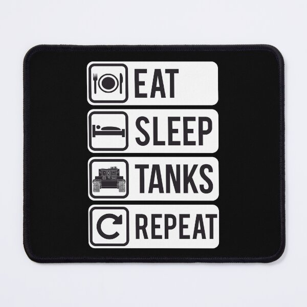 Item preview, Seen from afar! Eat Sleep Tanks Repeat designed and sold by FAawRay.