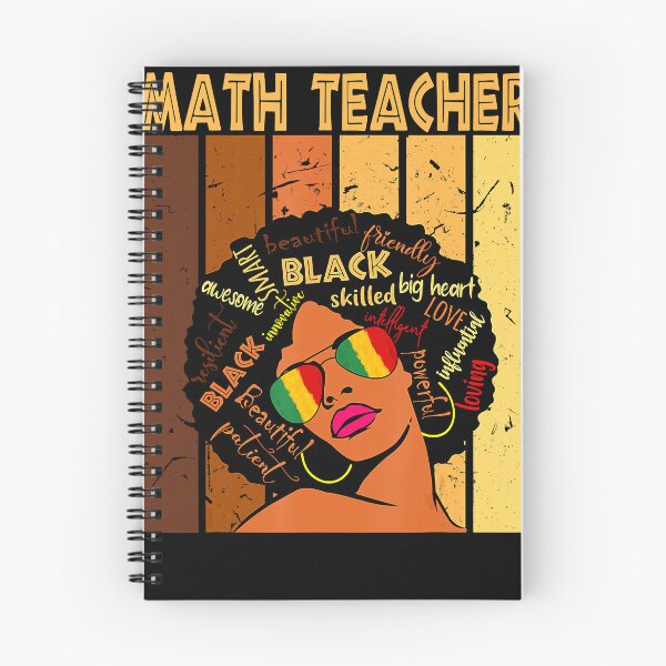 Item preview, Math Teacher Afro African American Black History Month designed and sold by JodyBoling.