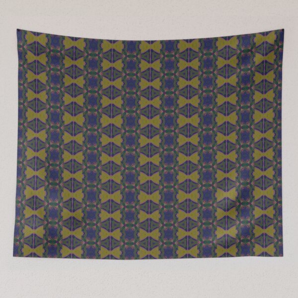 Item preview, African print Colorful yellow, purple, pink and green colors.  designed and sold by NaniniDesigns.