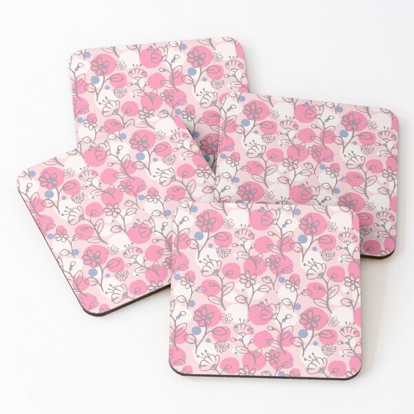 Item preview, Flowers Floral Pink Pattern designed and sold by Shop-ArtGallery.