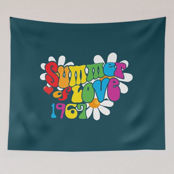 Item preview, 1967 Summer of Love T-Shirt Hippie 50th Anniversary Tee HOT designed and sold by MuraJuliel.