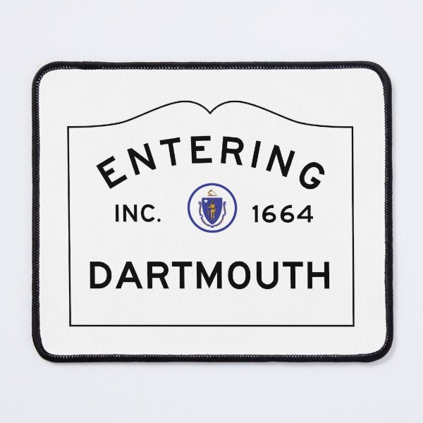 Item preview, Entering Dartmouth Massachusetts - Commonwealth of Massachusetts Road Sign  designed and sold by NewNomads.