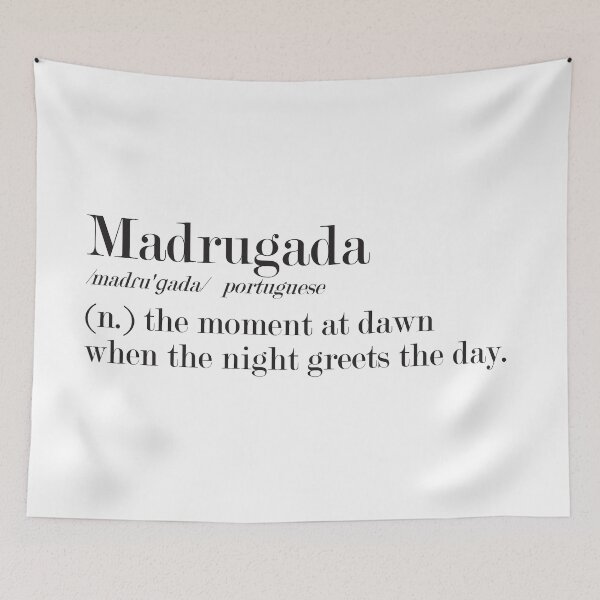 Item preview, Madrugada - Portugese Beautiful Word designed and sold by Zooone.