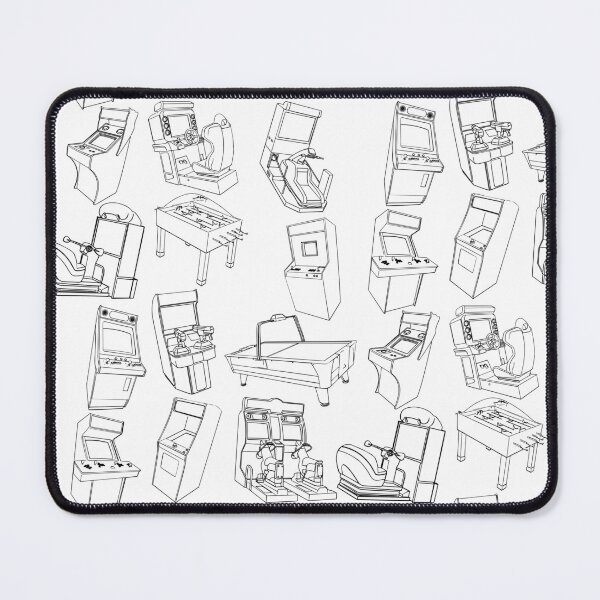 Item preview, arcade games old coin console icons design designed and sold by elmanchour.