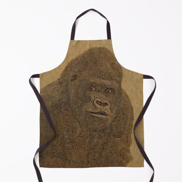 Item preview, Amazing Gorilla Line Art designed and sold by ClownFishArts.