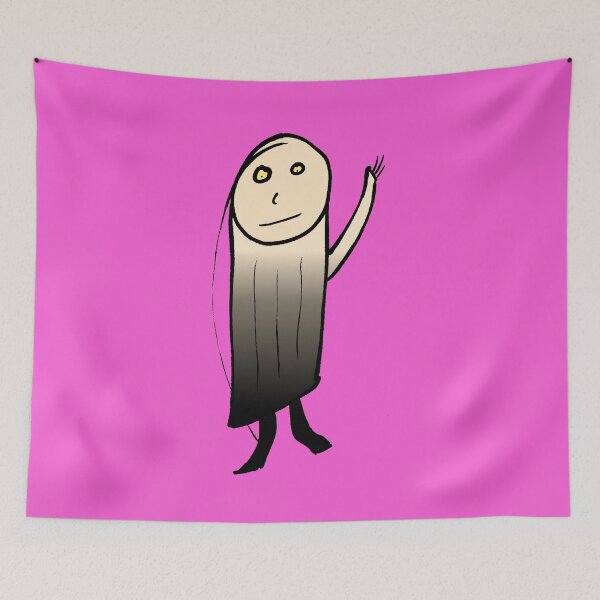 Item preview, Hand Waving Child in Long Dress / Pink designed and sold by Olli Savolainen (Valontaju).