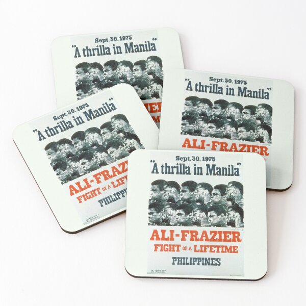 Item preview, A Thrilla in Manila Poster designed and sold by EinsamerBaum.