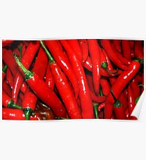 Chilli Red Poster