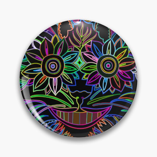 Item preview, Neon Doodles, Bad trip, Neon Dragon, Flower Eyes, Chesire Cat, Neon Dreams, Electric Dreams, Electric doodles, cool,  designed and sold by Nostrathomas66.