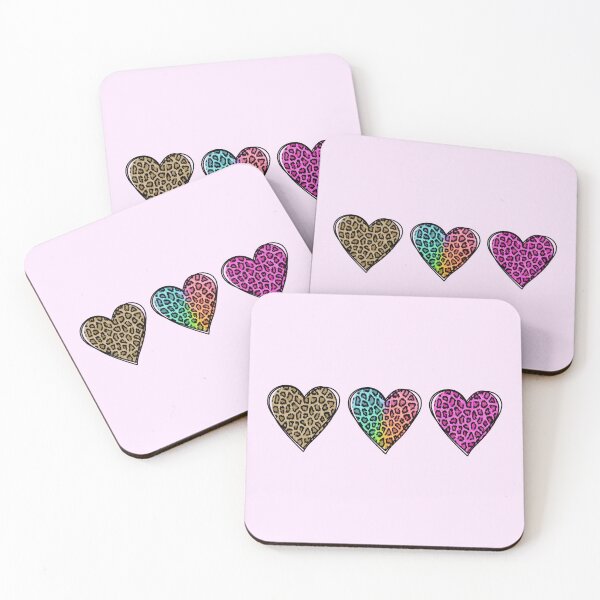 Item preview, Leopard hearts - Wild cat hearts designed and sold by pixxart.