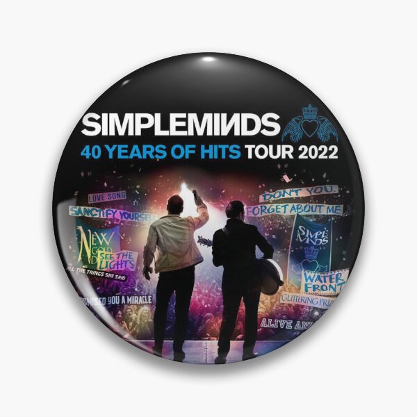 Item preview, sample Minds 40 Years of Hits American Tour 2022 designed and sold by Donnaowlek.