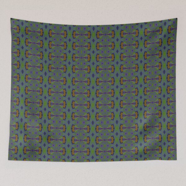 Item preview, African print Colorful orange, purple, blue and green colors.  designed and sold by NaniniDesigns.