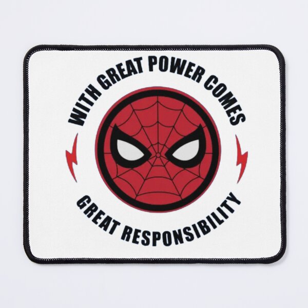 Item preview, with great power comes great responsibility designed and sold by Ala Muk.