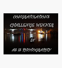 Challenge Banner (As is Photography) Photographic Print