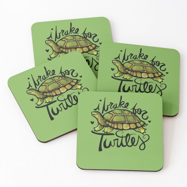 Item preview, I brake for Turtles designed and sold by FrictionMaxxing.
