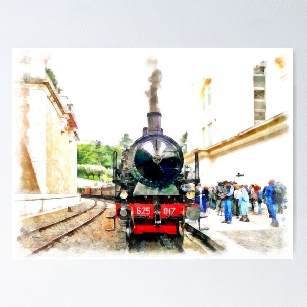 Item preview, Steam locomotive in the Vatican station designed and sold by Giuseppe Cocco.