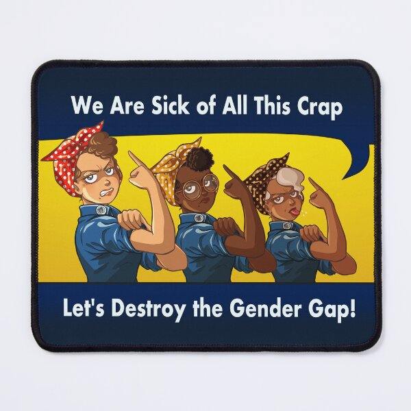 Item preview, Let's Destroy the Gender Gap! designed and sold by FabsDesign.