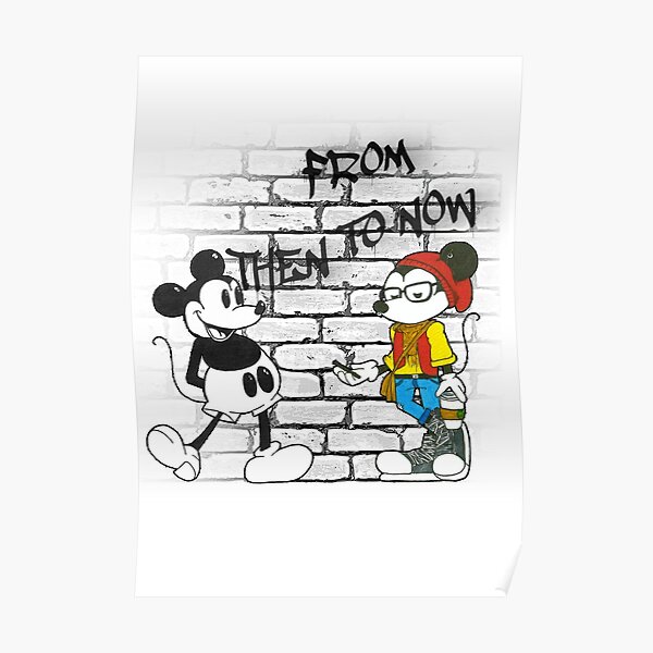 From Then To Now feat. Mickey Mouse Poster