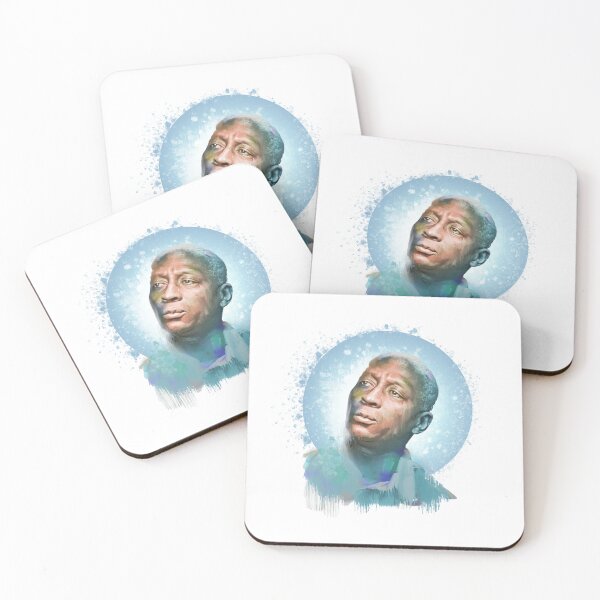 Item preview, Leadbelly - Famous Musician Portraits blue designed and sold by Chrisjeffries24.