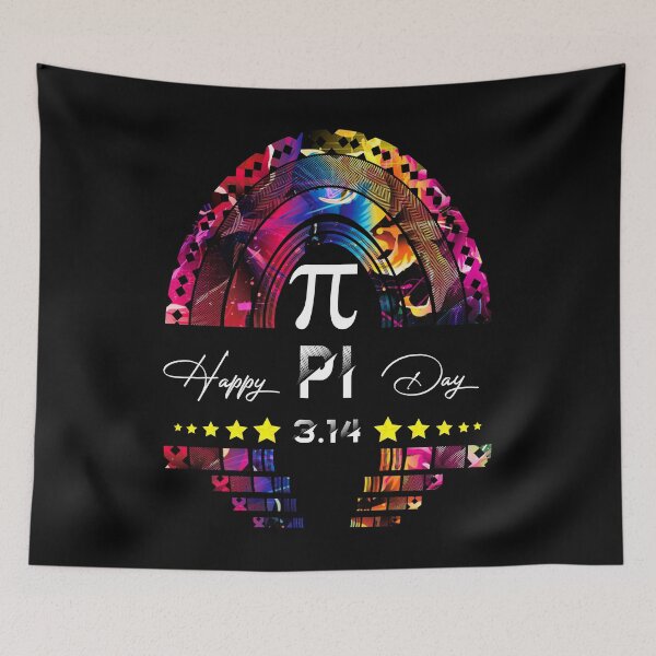 Item preview, Happy Pi Day Mathematic Math Teacher Gift colorfull Rainbow T-Shirt designed and sold by Aerolovers.