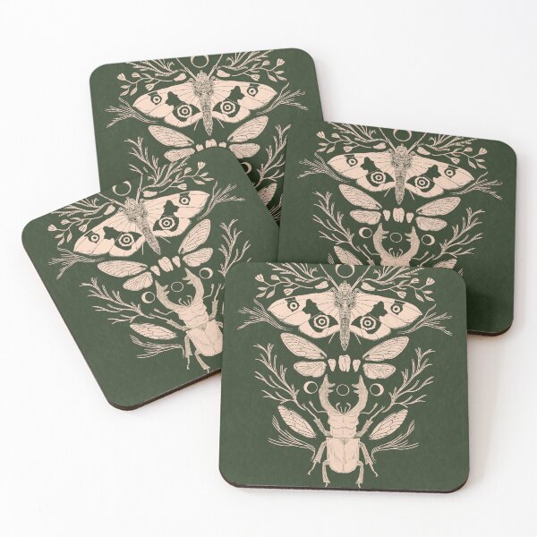 Item preview, moth beetle art designed and sold by propheticdirt.