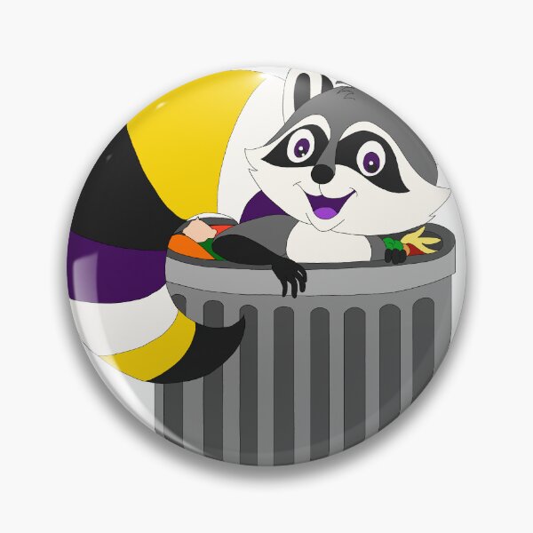 Artikelvorschau, Enby Trash Panda entworfen und verkauft von Caradilis.