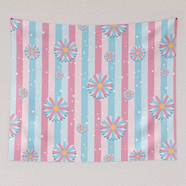 Item preview, Flowers Stripes Floral designed and sold by Shop-ArtGallery.