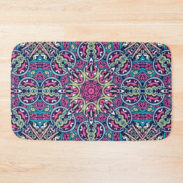 Item preview,  mandala, pink green and purple mandala designed and sold by angelescar.
