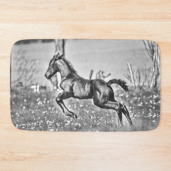 Item preview, Jump - Horse illustrations designed and sold by Funimals-Art.