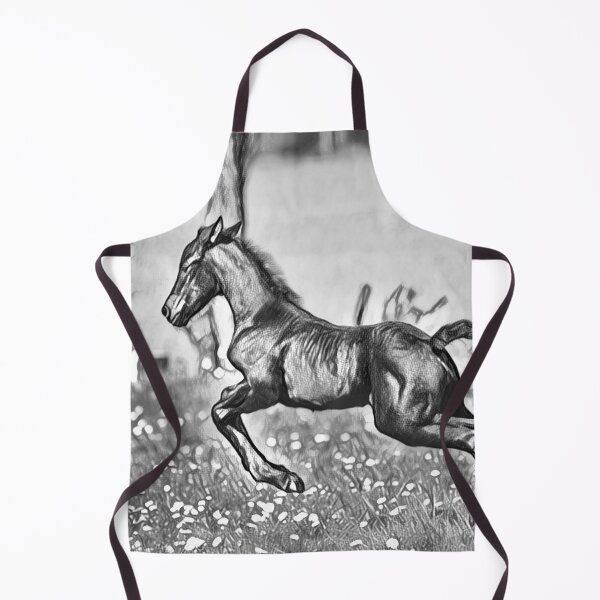 Item preview, Jump - Horse illustrations designed and sold by Funimals-Art.
