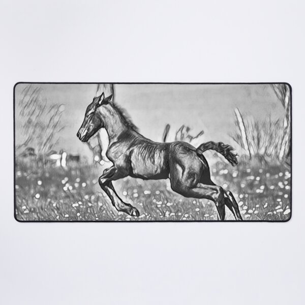 Item preview, Jump - Horse illustrations designed and sold by Funimals-Art.