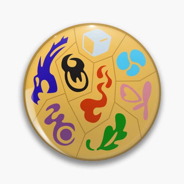Item preview, Gym badges (Shield) designed and sold by Sml12.
