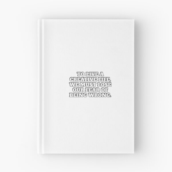 Item preview, To live a creative life, we must lose our fear of being wrong - inspiring words for creatives designed and sold by Inspirationmotivation.