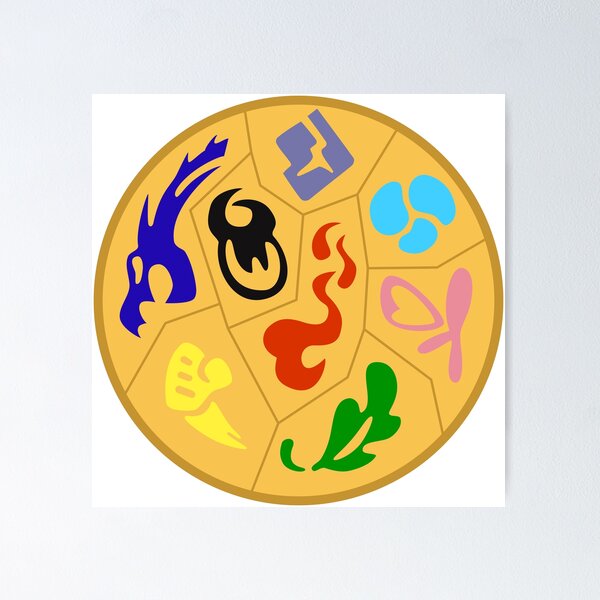 Item preview, Gym badges (Sword) designed and sold by Sml12.