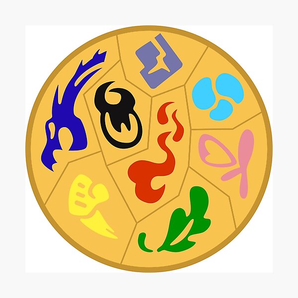 Item preview, Gym badges (Sword) designed and sold by Sml12.