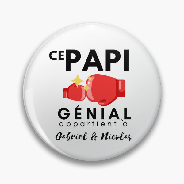 Item preview, Ce Papi génial appartient à - cadeau grand-papa - T-Shirt Unisex Ultra Coton- Personnalisable designed and sold by Pipat.